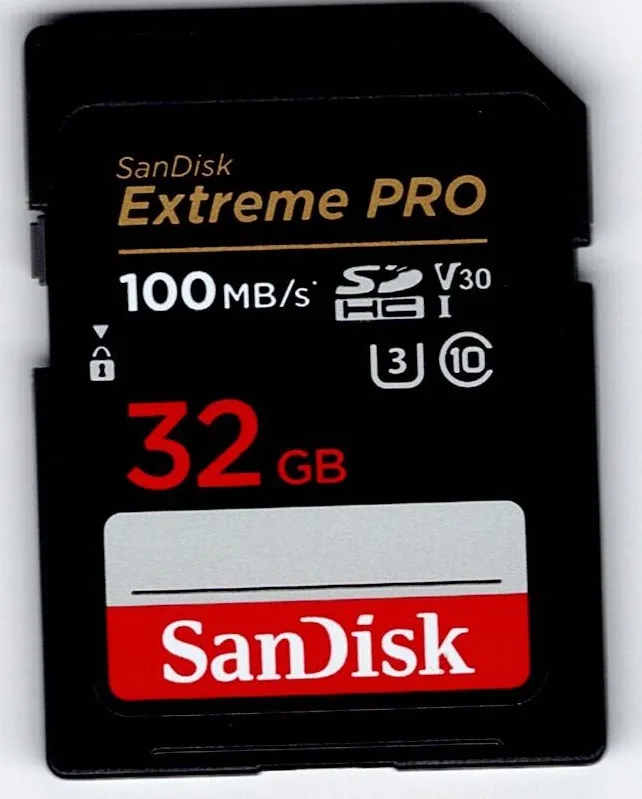 SanDisk Extreme PRO 32GB SD card
